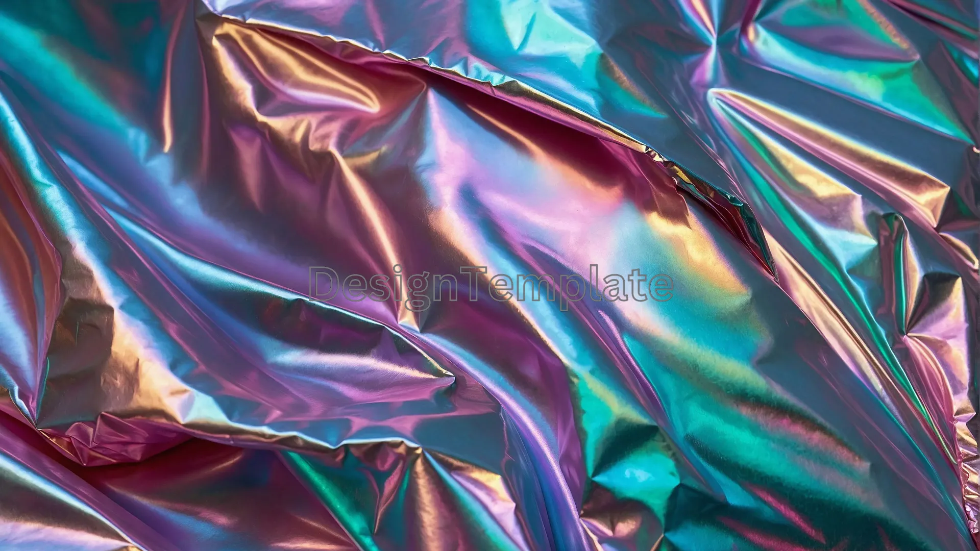 Fluid Metallic Colors Rainbow Texture PNG